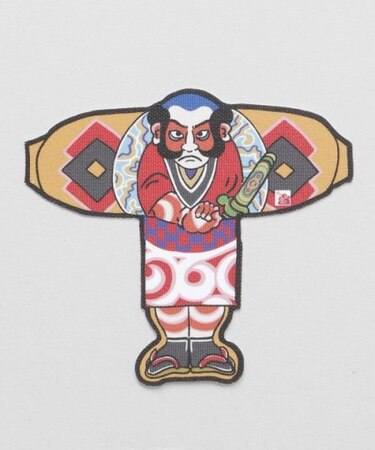 【カヤ】日本の凧ステッカー