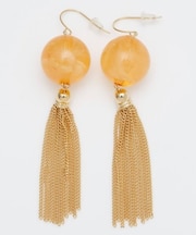 【カヤ】玉しゃらピアス