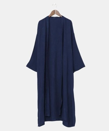 【カヤ】【ＵＶカット加工】菊薫る長丈羽織