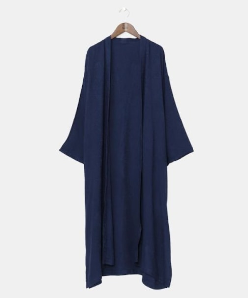 【カヤ】【ＵＶカット加工】菊薫る長丈羽織