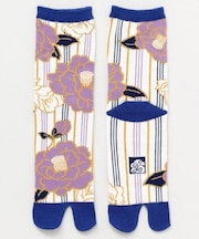 【カヤ】縞椿足袋（23-25cm）