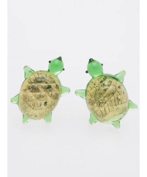 【カヤ】ガラス守りピアス