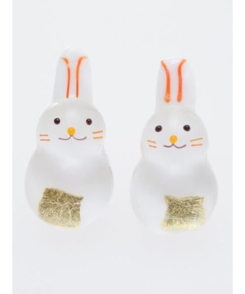 【カヤ】ガラス守りピアス