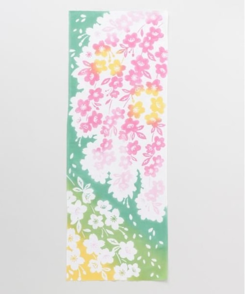 【カヤ】しだれ桜手拭
