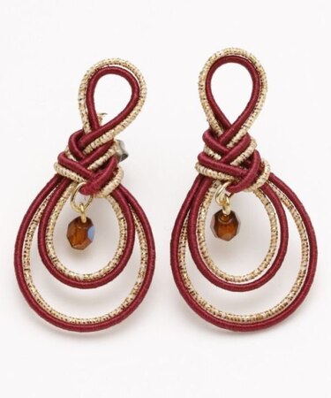 【カヤ】冥加(みょうが)結びピアス