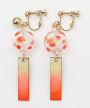 【カヤ】透け風鈴イヤリング