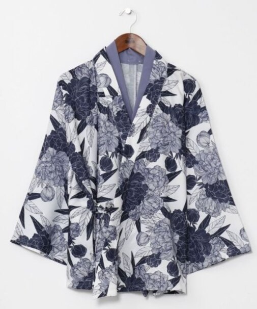 【カヤ】花の趣羽織