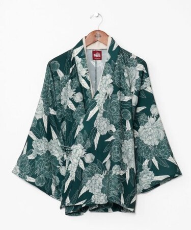 【カヤ】花の趣羽織