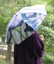【カヤ】【遮光率90%以上】一輪日傘（晴雨兼用）