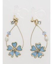 【カヤ】咲き桜イヤリング