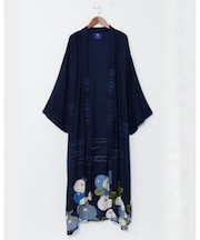 【カヤ】【ＵＶカット加工】冬牡丹着物羽織