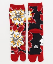 【カヤ】立秋花呂色足袋（23-25cm）