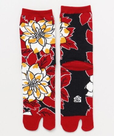 【カヤ】立秋花呂色足袋（23-25cm）