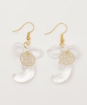 【カヤ】勾玉結びピアス