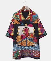 【カヤ】来福シャツ《中村杏子×倭物やカヤ》