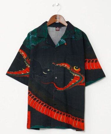 【カヤ】倭の絵シャツ《Ｍサイズ》