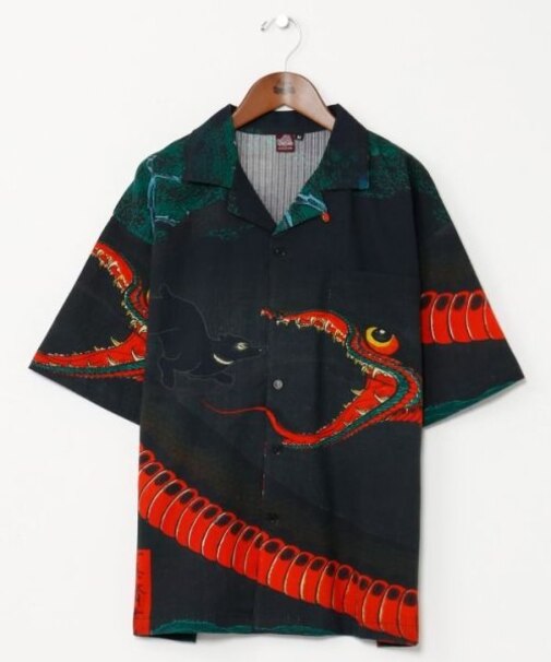 【カヤ】倭の絵シャツ《Ｍサイズ》