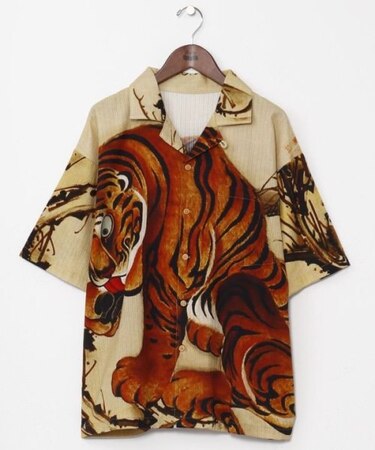 【カヤ】着る、NIPPON ART 倭の絵シャツMサイズ