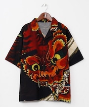 【カヤ】着る、NIPPON ART 倭の絵シャツMサイズ