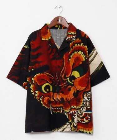 【カヤ】着る、NIPPON ART 倭の絵シャツMサイズ