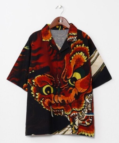 【カヤ】着る、NIPPON ART 倭の絵シャツMサイズ