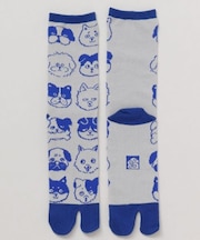 【カヤ】犬のお顔足袋（25-28cm）