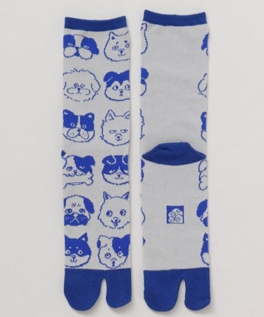 【カヤ】犬のお顔足袋（25-28cm）