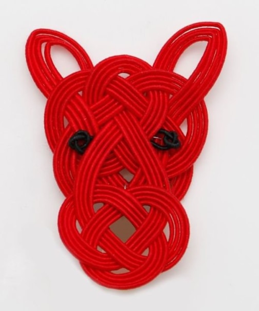 【カヤ】干支午 帯飾り