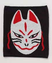【カヤ】きつねの面腹巻き【Lサイズ】