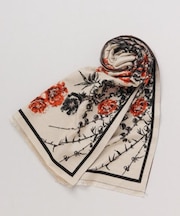 【カヤ】花綴りストール