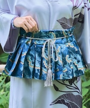 【カヤ】プリーツ帯ベルト