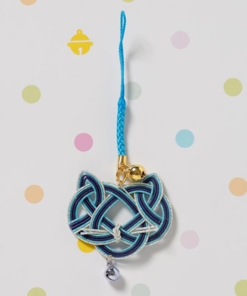 【カヤ】水引猫ストラップ