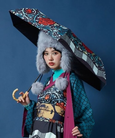 【カヤ】折りたたみ日傘《重宗玉緒×倭物やカヤ》