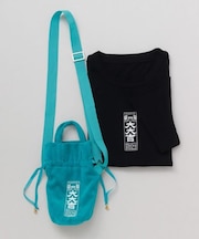 【カヤ】大大吉Ｔシャツ＆巾着ショルダーバッグ2点セット