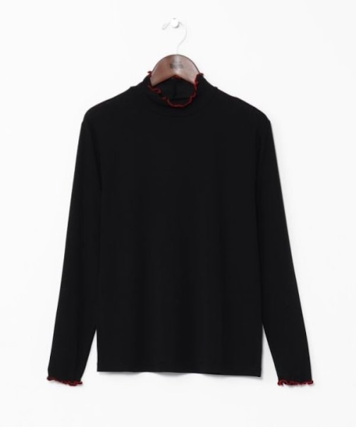 【カヤ】彩りとっくりシアーインナートップス