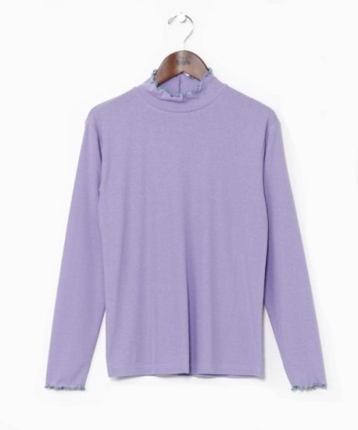 【カヤ】彩りとっくりシアーインナートップス