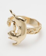 【カヤ】躍起動物リング