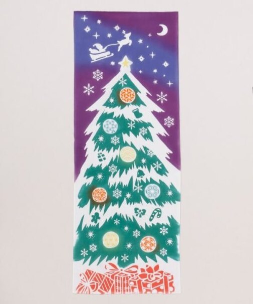 【カヤ】注染手ぬぐい クリスマス