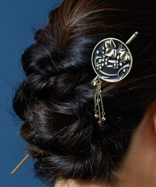 【カヤ】秋金色かんざし