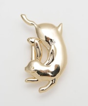 【カヤ】躍起動物 帯飾り