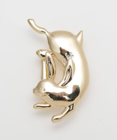 【カヤ】躍起動物 帯飾り