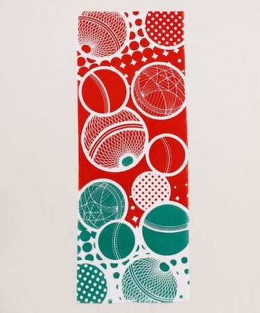 【カヤ】注染手ぬぐい クリスマス手毬