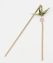 【カヤ】折り鶴揺れかんざし