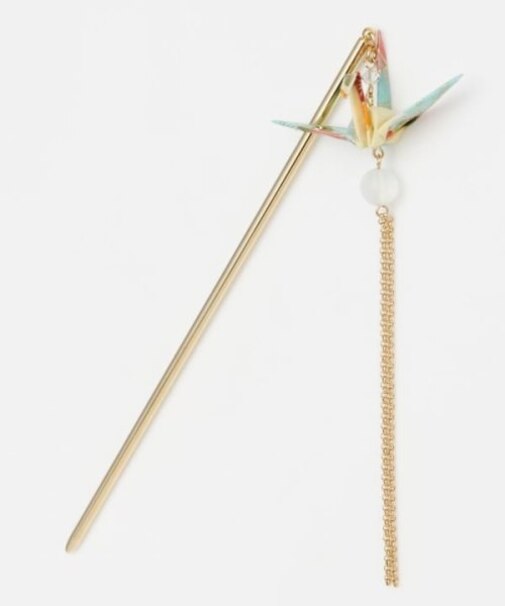 【カヤ】折り鶴揺れかんざし