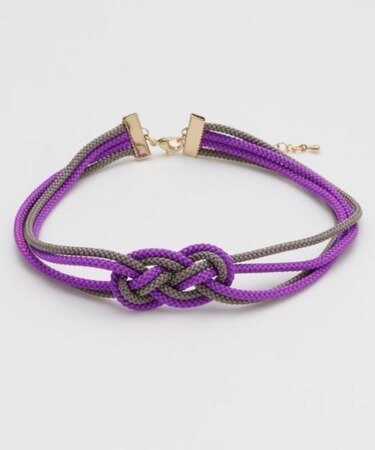 【カヤ】組み紐淡路結びチョーカー