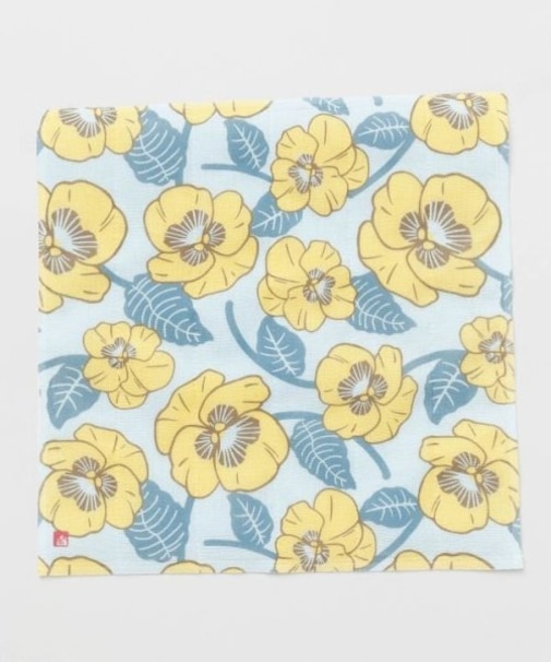 【カヤ】和モダン花ふきん