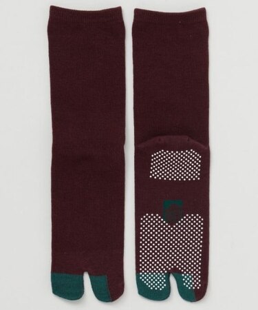 【カヤ】滑り止め足袋型靴下（23-25cm）