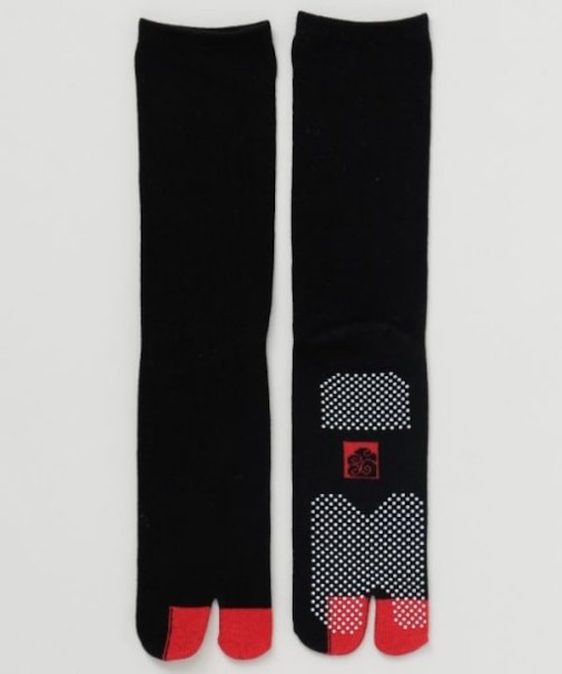 【カヤ】滑り止め足袋型靴下（25-28ｃｍ）