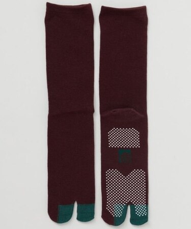 【カヤ】滑り止め足袋型靴下（25-28ｃｍ）