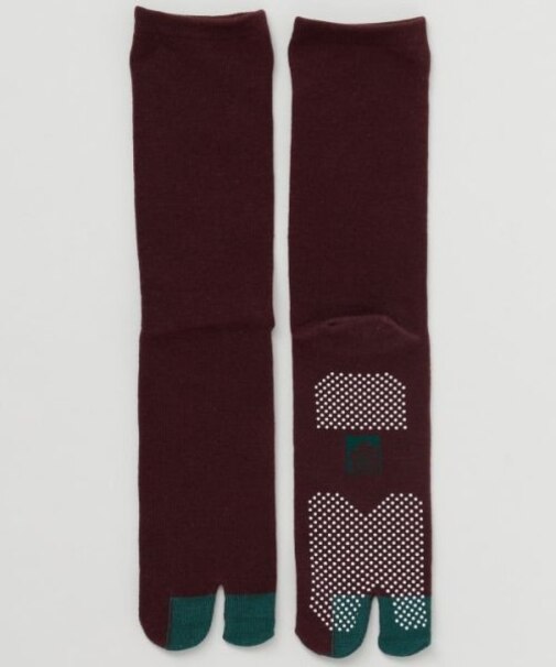 【カヤ】滑り止め足袋型靴下（25-28ｃｍ）